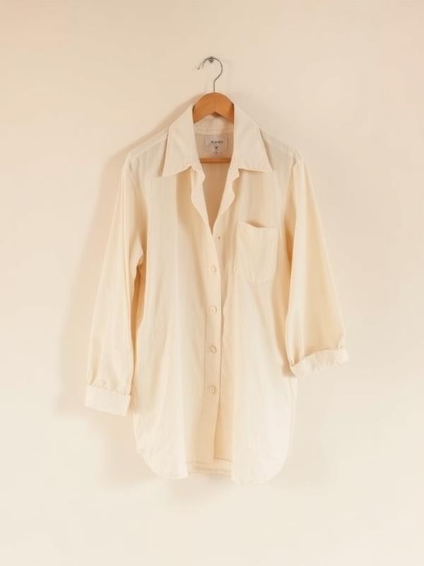 Hanging linen shirt