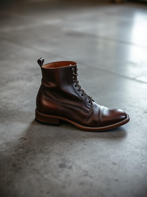 Leather boot